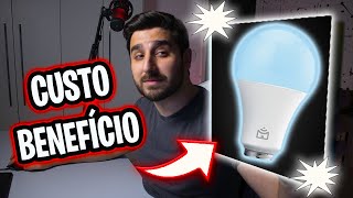 MELHOR LAMPADA RGB WIFI CUSTO BENEFÍCIO para sua CASA [upl. by Akihdar]