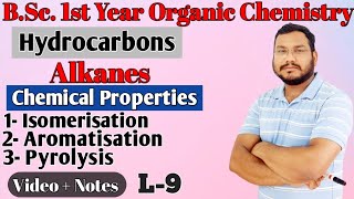 Chemical properties of alkanes Hydrocarbons BSc 1st semester Organic chemistry [upl. by Stanton]