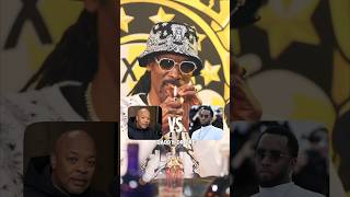 Snoop chooses between Diddy and Dr Dre Drink Champs Podcast [upl. by Neiviv766]