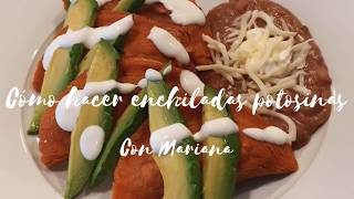 Cómo hacer Enchiladas potosinas con Maseca Las Originales y deliciosas Enchiladas SAN LUIS POTOSÍ [upl. by Viridi]