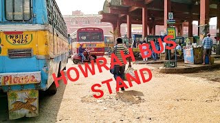 Howrah Bus Station Part  1 West bengal [upl. by Fortunna265]