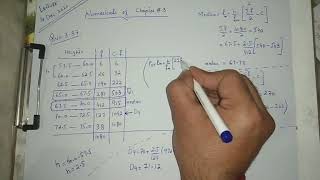 Mean Median Mode Group Data  Measures of Central Tendency HindiUrdu [upl. by Karee]