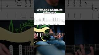 Liwanag Sa Dilim Rivermaya guitar intro liwanagsadilim rivermaya guitarintro guitartabs short [upl. by Katushka]