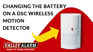 DSC WS4904 Easy Simple DSC Wireless Motion Detector Battery Replacement  Valley Alarm [upl. by Richel]