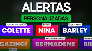 Colocar ALERTAS PERSONALIZADAS na SUA STREAM da TWITCH I Melhorar QUALIDADE da Live  StreamElements [upl. by Etteniuqna]