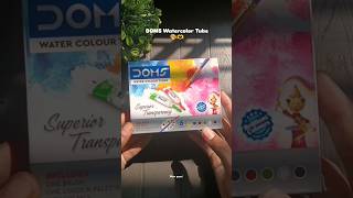 Unboxing DOMS Watercolor Tubes🎨🫶youtubeshorts ytshorts shorts unboxing doms colors art diy✨🌷 [upl. by Mulry]