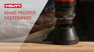 HOW TO make a proper fastening with Hilti powderactuated tools [upl. by Aisa]