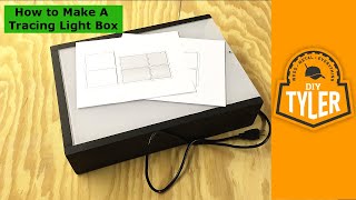 How to Make a DIY LED Tracing Light Box [upl. by Kimberley]