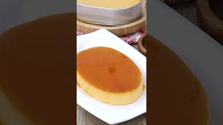 Rich creamy and smooth Leche Flan with caramel topping recipe shorts [upl. by Leissam]