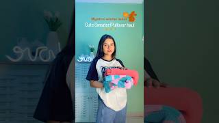 Myntra winter wear haul winterspecial myntrahaul shortsindia ytshortsvideo [upl. by Bailie511]