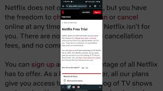 Get Netflix Free Trial In 2024 freenetflix [upl. by Harbot92]