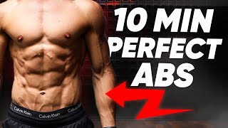 10 MIN PERFECT ABS WORKOUT RESULTS GUARANTEED [upl. by Nolrac]