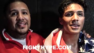 EMILIANO VARGAS POSTFIGHT ON BRUTAL ONEPUNCH KO FERNANDO KEEPS IT 100 ON TOP RANK DEBUT [upl. by Phillis156]