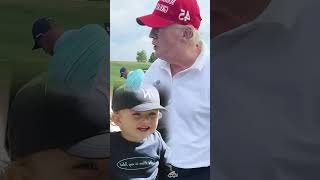 Trump loves barron so much shorts shortvideo fyp fpy trump barrontrump lovestatus viralvideo [upl. by Neelyar]