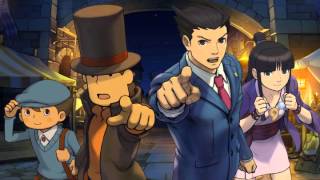 Professor Layton Vs Ace Attorney Bewitching Puzzle Extended 1 Hour [upl. by Adilem]