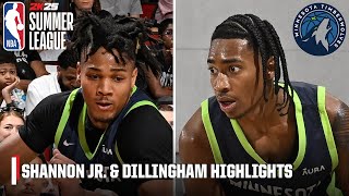 Timberwolves rookies Terrence Shannon Jr amp Rob Dillingham show out HIGHLIGHTS  NBA Summer League [upl. by Cir]