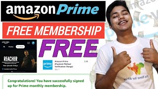 How To Get Amazon Prime Free Membership 2024  Amazon Prime Membership Free Subscription kaise len [upl. by Neelhtak]