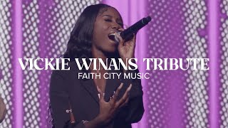 Tim Bowman Jr Pastor Kim Burrell amp Faith City Music  Tribute Performance to Vickie Winans [upl. by Bosch]