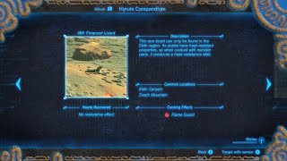 HOW TO USE SHEIKAH SENSOR  TO FIND CREATURES AND ITEMS  Breath of the Wild [upl. by Dag400]