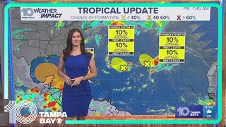 Tracking the Tropics Disturbance has 50 chance of development over next week [upl. by Eimmaj]