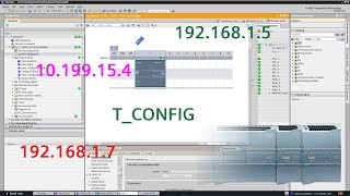 TIA Portal Set IP address of S7 12001500 station in user program with TCONFIG [upl. by Erdda350]