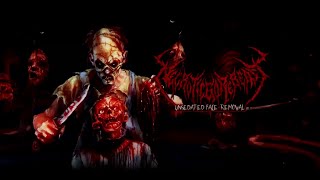 NECROTICGOREBEAST  UNSEDATED FACE REMOVAL OFFICIAL LYRIC VIDEO 2023 SW EXCLUSIVE [upl. by Emiline]