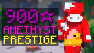 900★ Amethyst Prestige  Hypixel Bedwars [upl. by Templer]