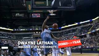 Dwayne Lathan  Indiana State University Dunk of the Year Nominee [upl. by Nakhsa]