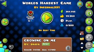 EXTREME DEMON DEL MODO PLATAFORMA  geometrydash 22 [upl. by Hoem12]