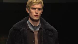 FerragamoFW17 Mens collection runway show [upl. by Assyli56]