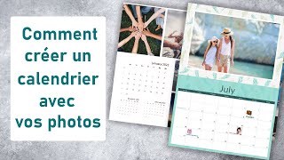 Сomment сréer un calendrier avec vos photos et vos fêtes [upl. by Kubis]