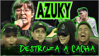 Reaction to Rap Battle Azuky VS Cacha la Batalla Polemica FMS Mexico Jornada 2 [upl. by Meridith]