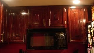 DIY How to Refinish Refinishing Wood Kitchen Cabinets [upl. by Bryanty]