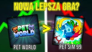 NOWY ŚWIETNY SYMULATOR W ROBLOX🔥PET WORLD🔥 [upl. by Divd793]