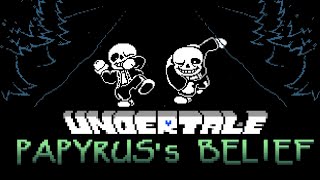 UNDERTALE Papyruss BELIEF Old Sans Encounter Fight Completed [upl. by Esenej]