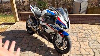 FIRST MORNING with my new S1000RR First Cold Start amp In Depth Walkthrough [upl. by Aidekal]