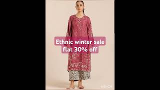 Ethnic sale on winter articles flat 30 off [upl. by Eixirt]