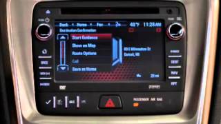 Buick Enclave  Navigation POI and Saved Destinations [upl. by Airdnax]