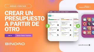 ODOO Ventas  Tutorial 4 📌 Cómo crear un presupuesto de ventas basado en uno ya existente [upl. by Fillander982]