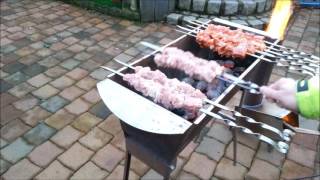 5 Russische Schaschlik  Paniermehl Marinade Russenspieße [upl. by Bloxberg127]