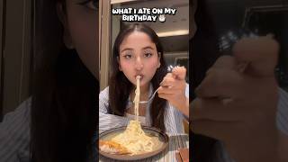 What I Ate On My Birthday minivlog ytshorts shorts [upl. by Renelle54]