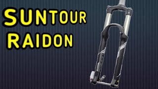 Fork Raidon Air  Review Sr Suntour Raidon [upl. by Ahtael]