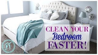 6 FAST amp EASY STEPS for a CLEAN BEDROOM [upl. by Wolfram]