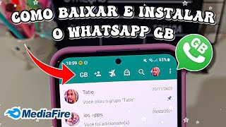 Como Baixar o WhatsApp GB Atualizado Com todas as funções [upl. by Eille414]