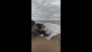 Mar del Plata y sus olas rompiendo en las costas [upl. by Odille831]