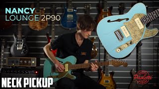 Nancy lounge 2P90 Surf Green  Paoletti Guitars [upl. by Morice879]