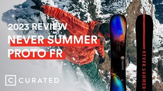 2023 Never Summer Proto FR Snowboard Review 2024 Same Tech Different Graphic  Curated [upl. by Hui]