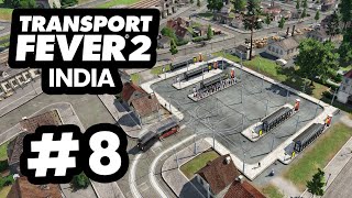 Building INNER CITY Tram Lines  Transport Fever 2 India 8 [upl. by Idelia]