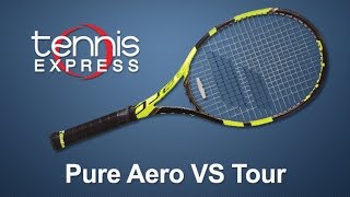 Babolat Pure Aero VS Tour Tennis Racquet Review  Tennis Express [upl. by Seligman965]