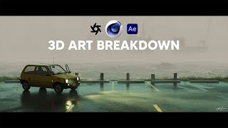 How I Create Cinematic CG Environments  FULL BREAKDOWN [upl. by Caylor]